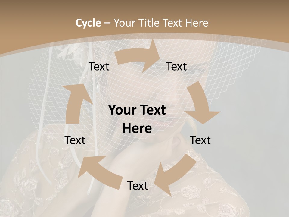 Blonde Background Young PowerPoint Template