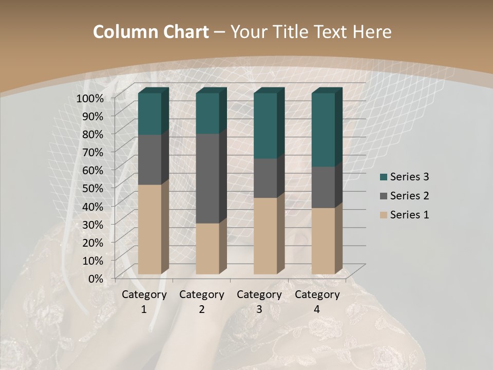 Blonde Background Young PowerPoint Template