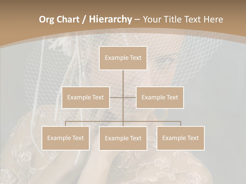 Blonde Background Young PowerPoint Template