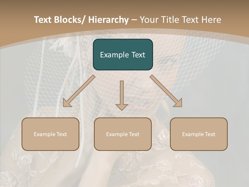 Blonde Background Young PowerPoint Template