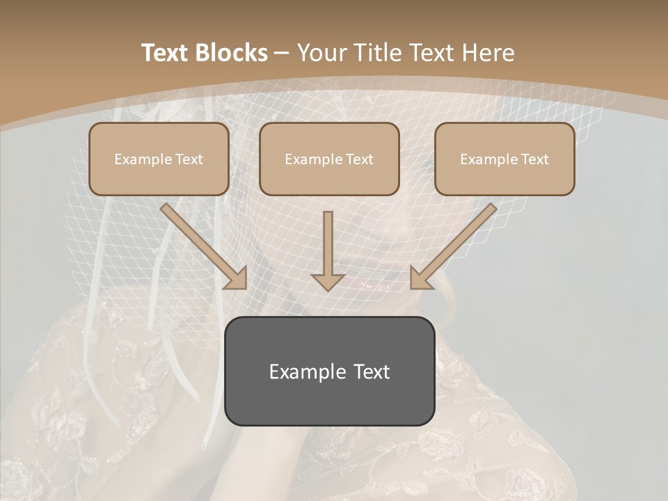 Blonde Background Young PowerPoint Template