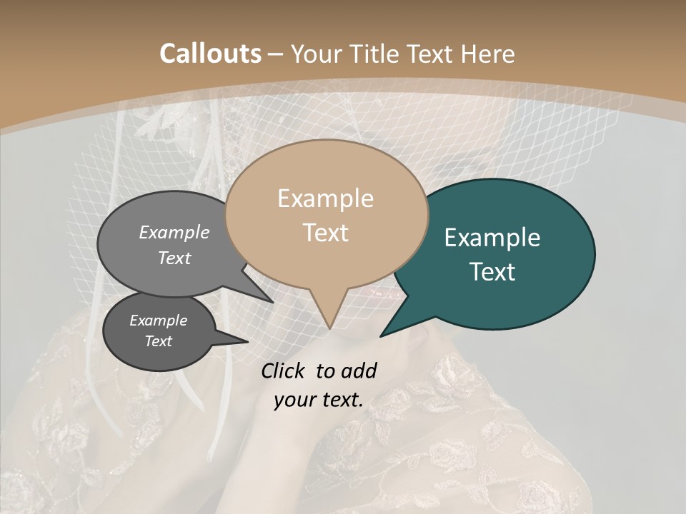 Blonde Background Young PowerPoint Template