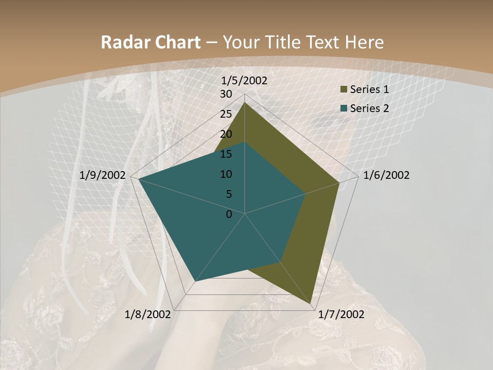 Blonde Background Young PowerPoint Template