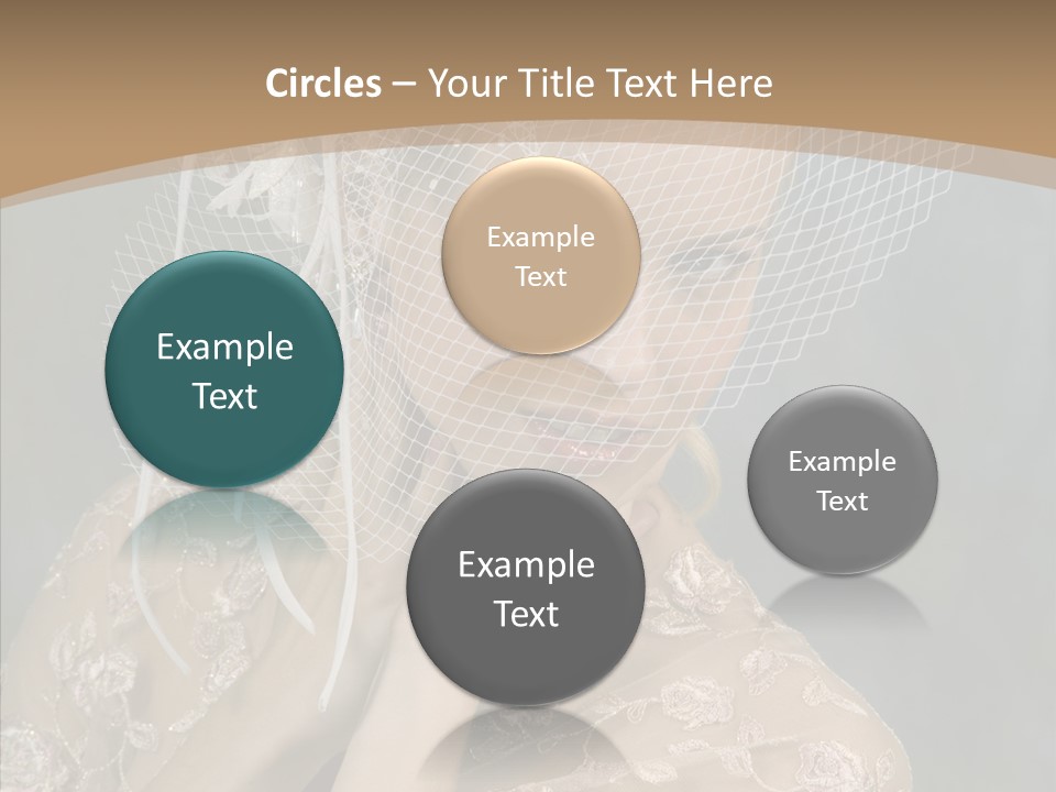 Blonde Background Young PowerPoint Template