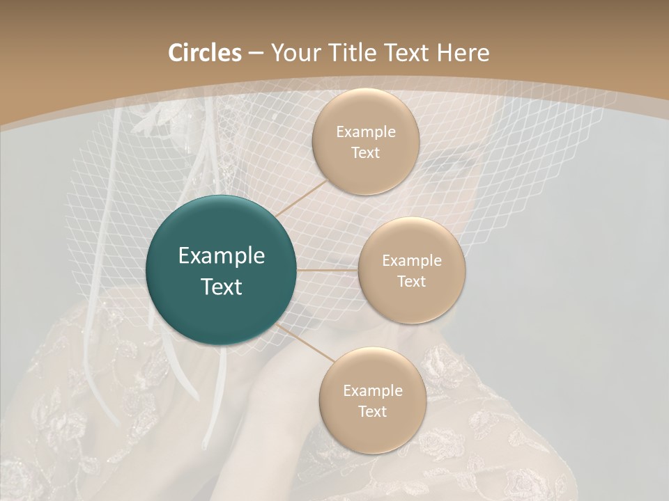 Blonde Background Young PowerPoint Template