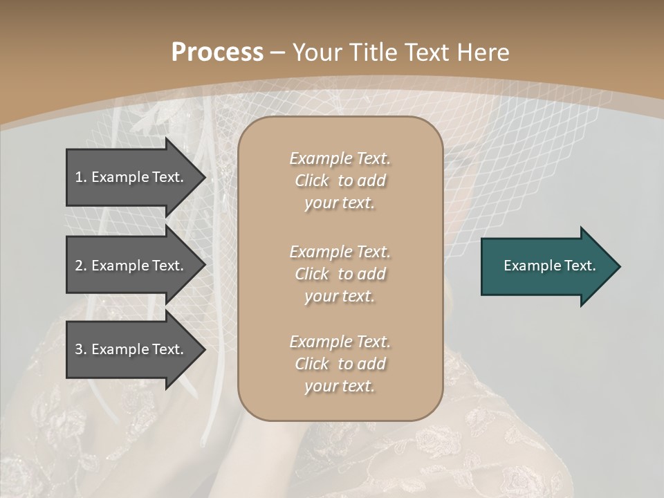 Blonde Background Young PowerPoint Template