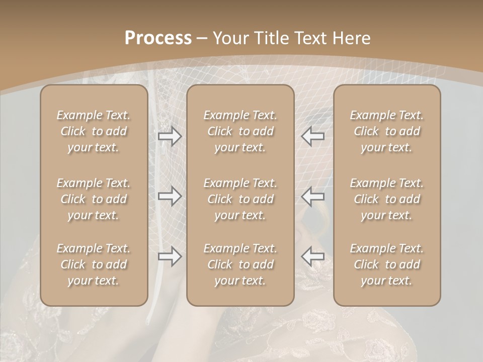 Blonde Background Young PowerPoint Template