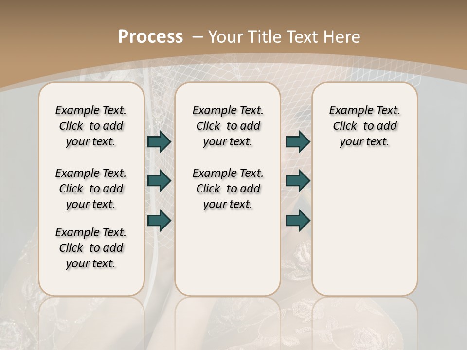 Blonde Background Young PowerPoint Template