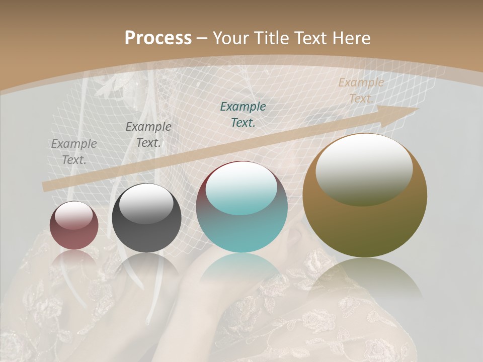 Blonde Background Young PowerPoint Template