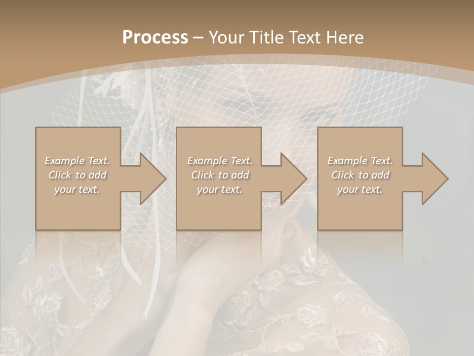 Blonde Background Young PowerPoint Template