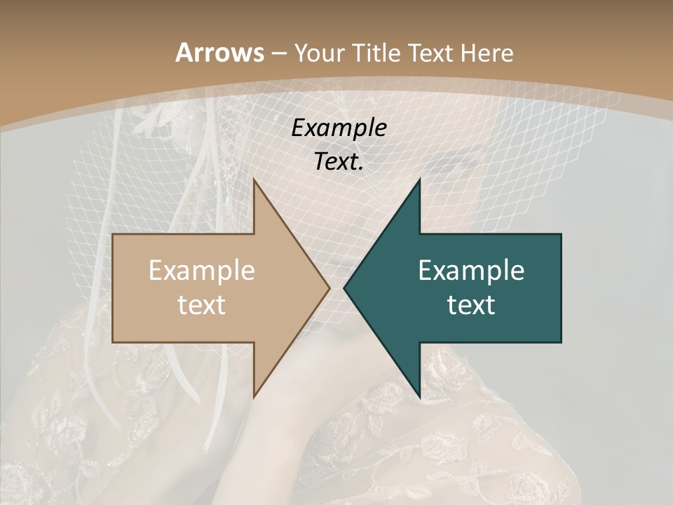 Blonde Background Young PowerPoint Template