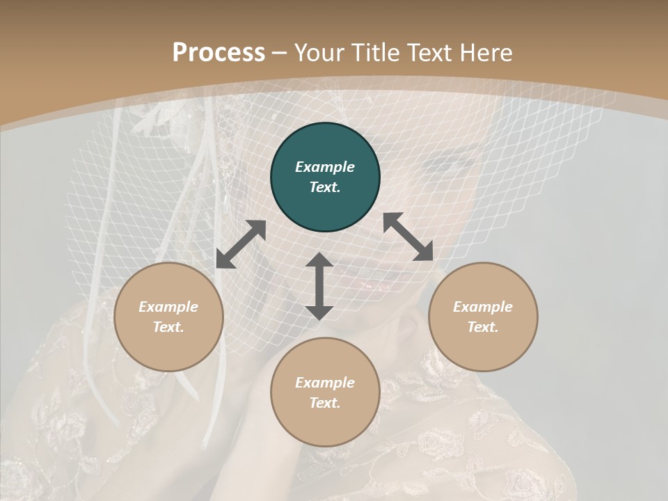 Blonde Background Young PowerPoint Template