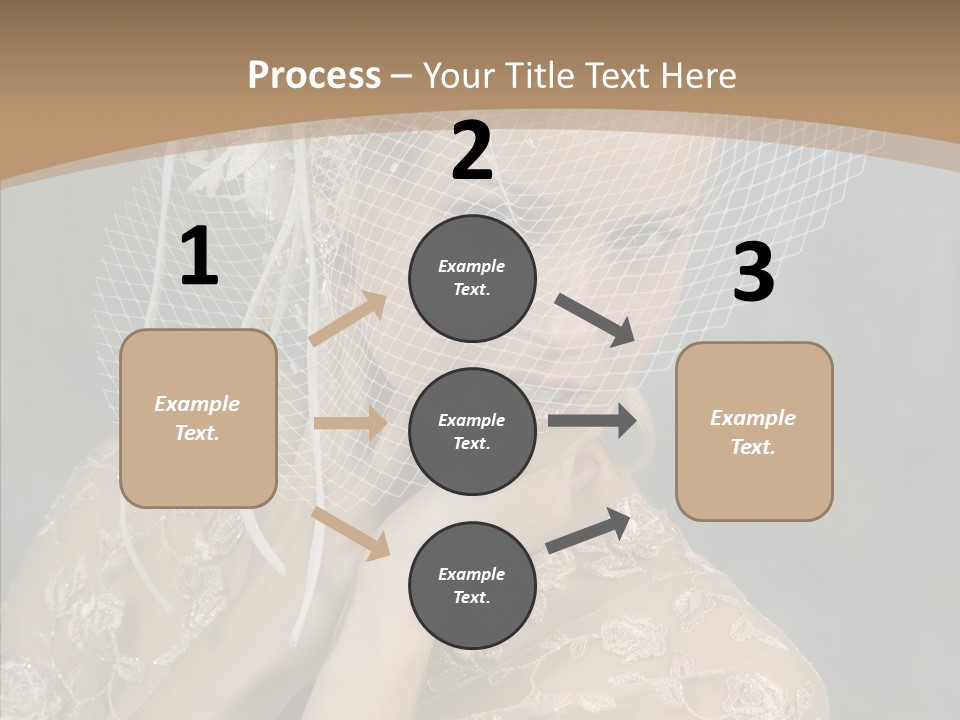 Blonde Background Young PowerPoint Template