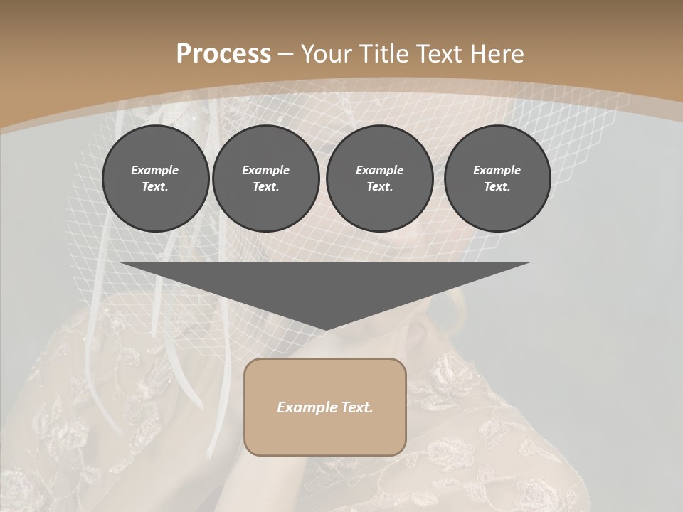 Blonde Background Young PowerPoint Template