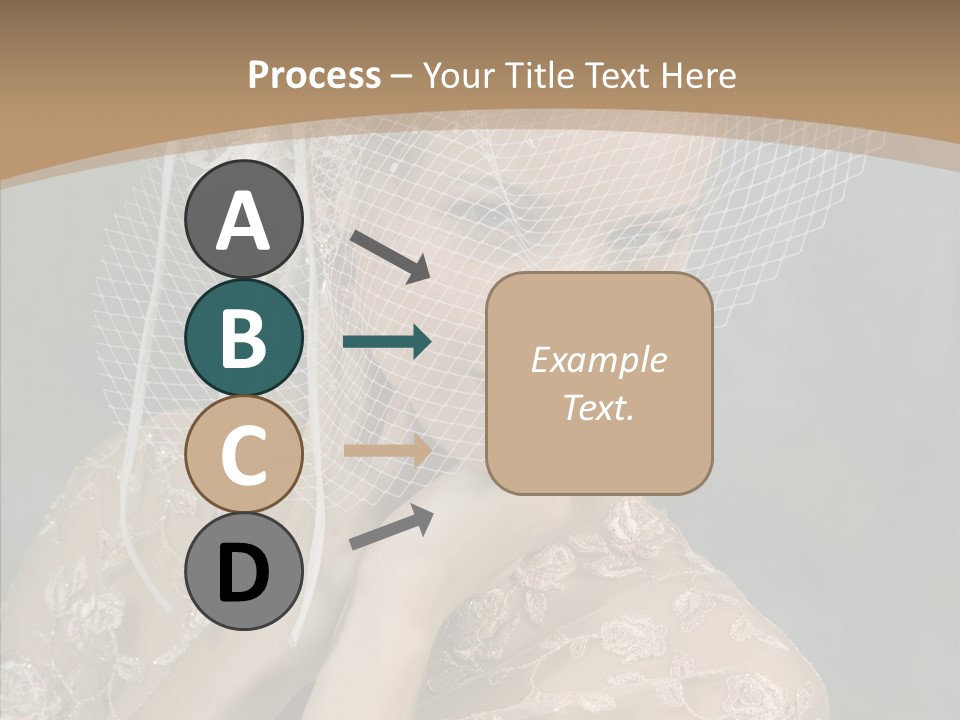 Blonde Background Young PowerPoint Template