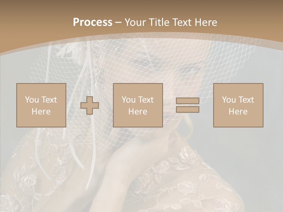 Blonde Background Young PowerPoint Template