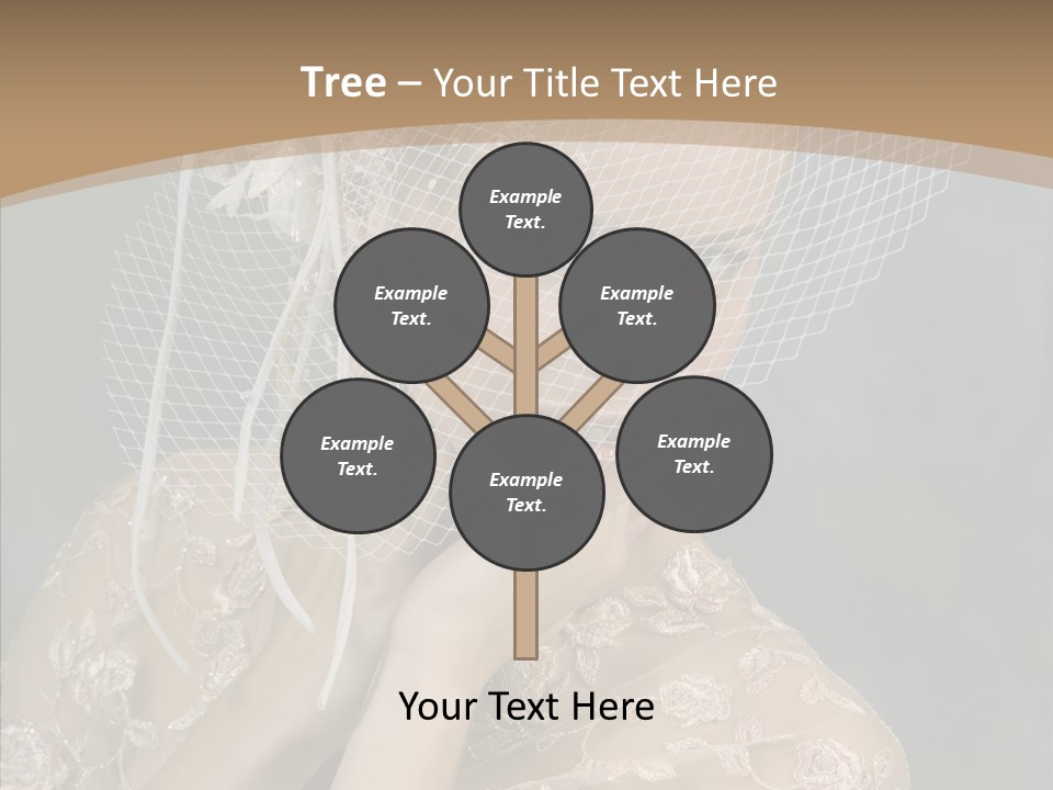 Blonde Background Young PowerPoint Template