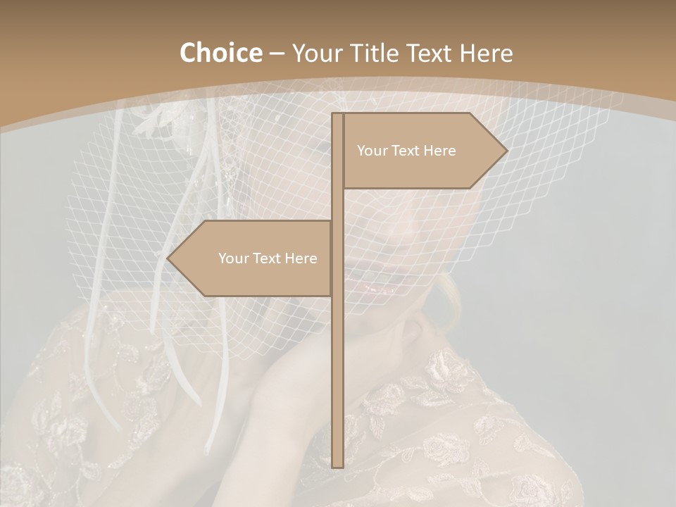 Blonde Background Young PowerPoint Template