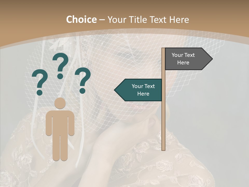 Blonde Background Young PowerPoint Template