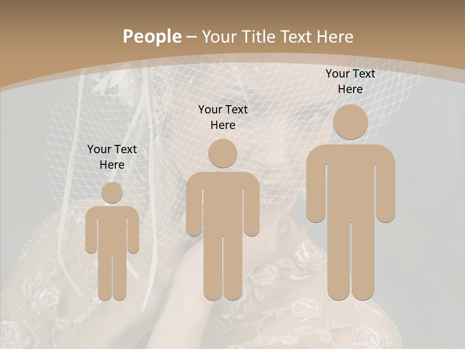 Blonde Background Young PowerPoint Template