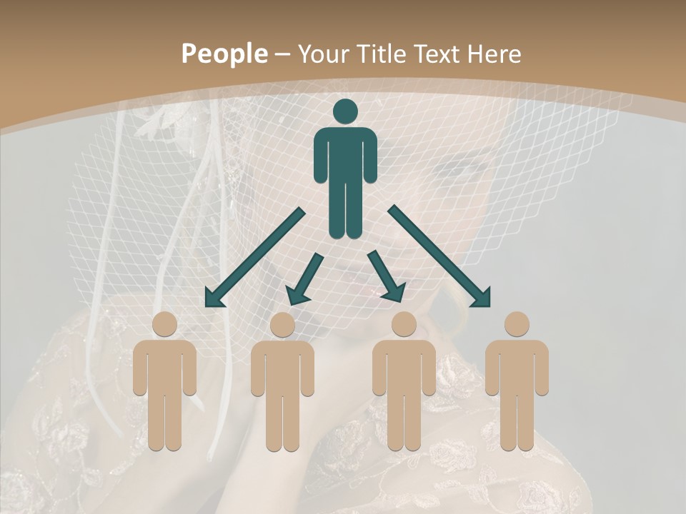 Blonde Background Young PowerPoint Template