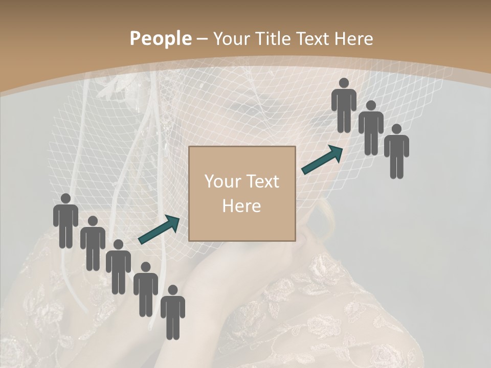 Blonde Background Young PowerPoint Template