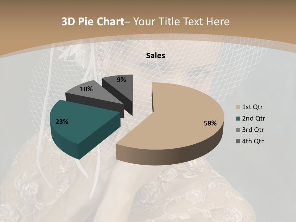 Blonde Background Young PowerPoint Template
