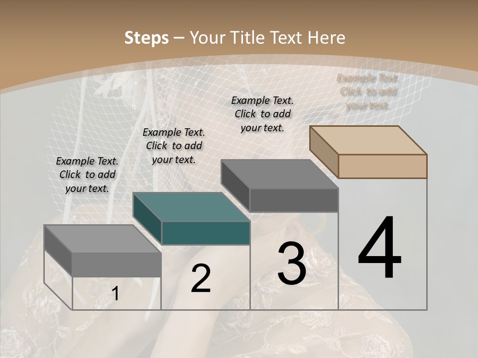 Blonde Background Young PowerPoint Template