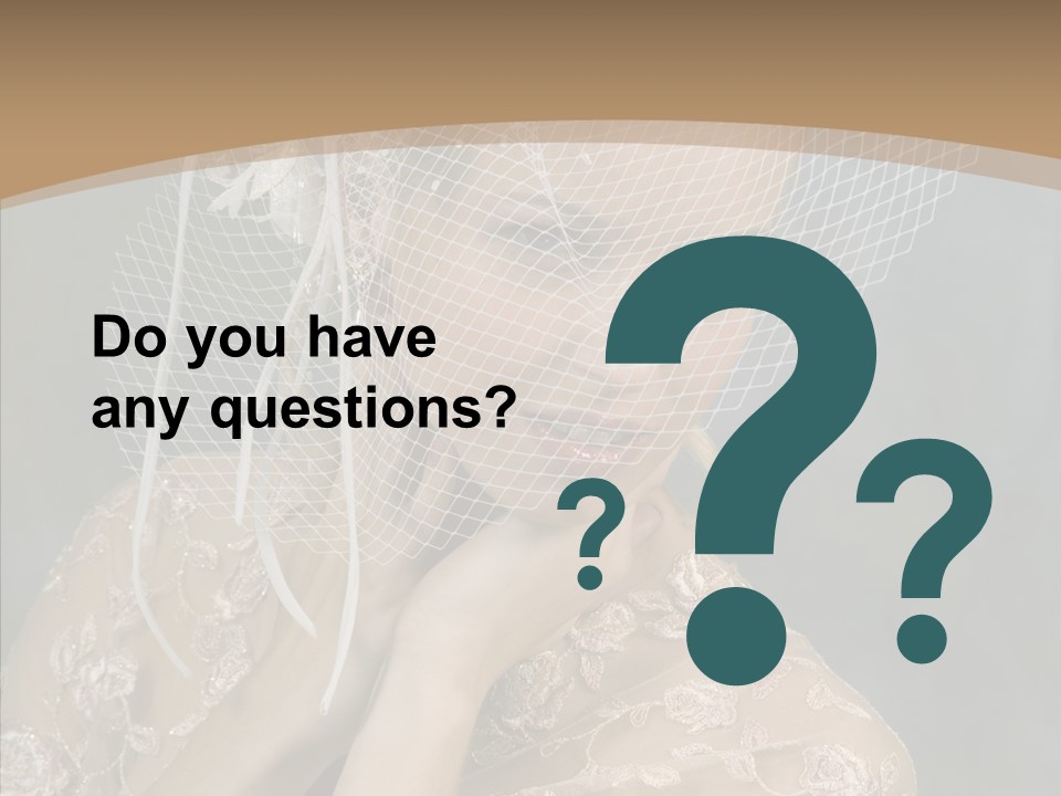 Blonde Background Young PowerPoint Template