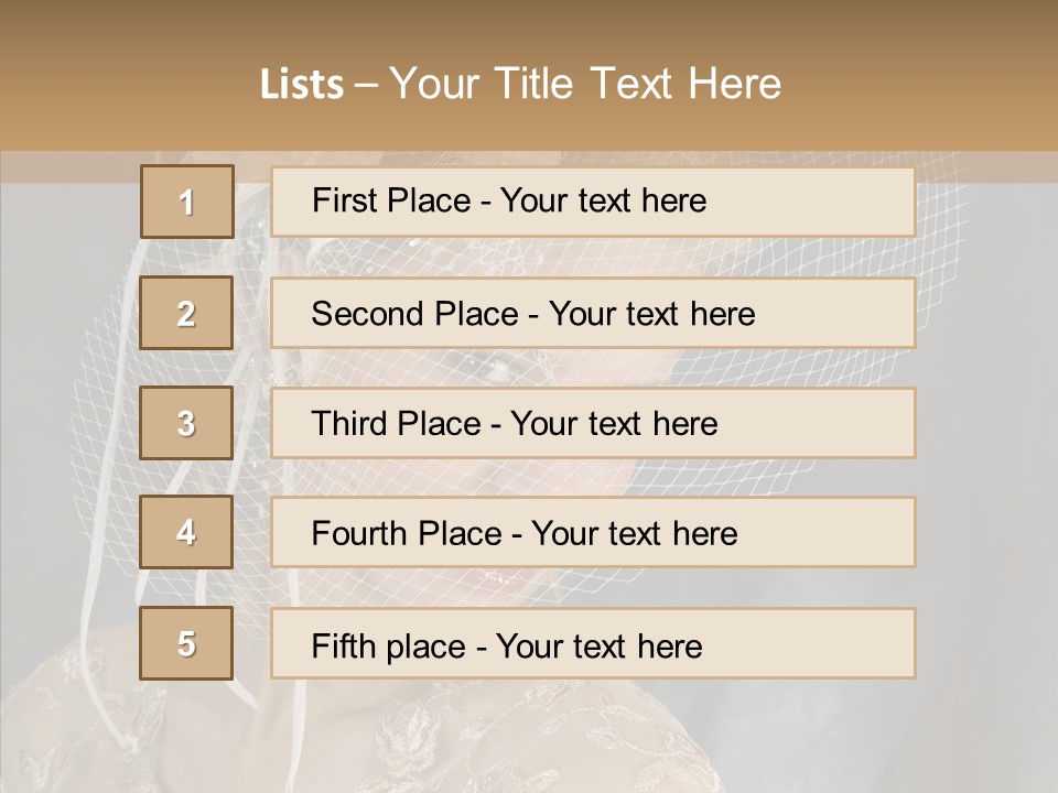 Laces Woman Stylish PowerPoint Template