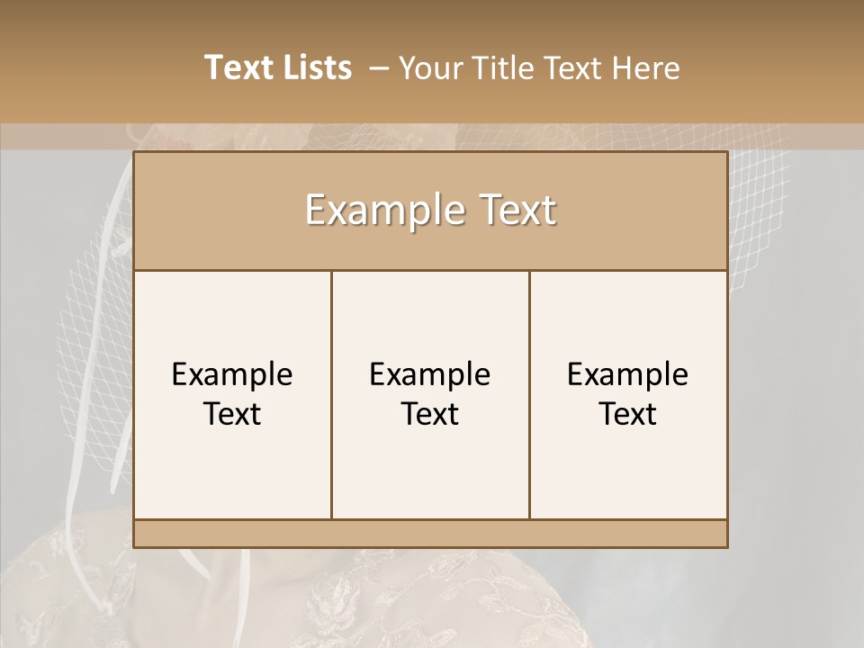 Laces Woman Stylish PowerPoint Template