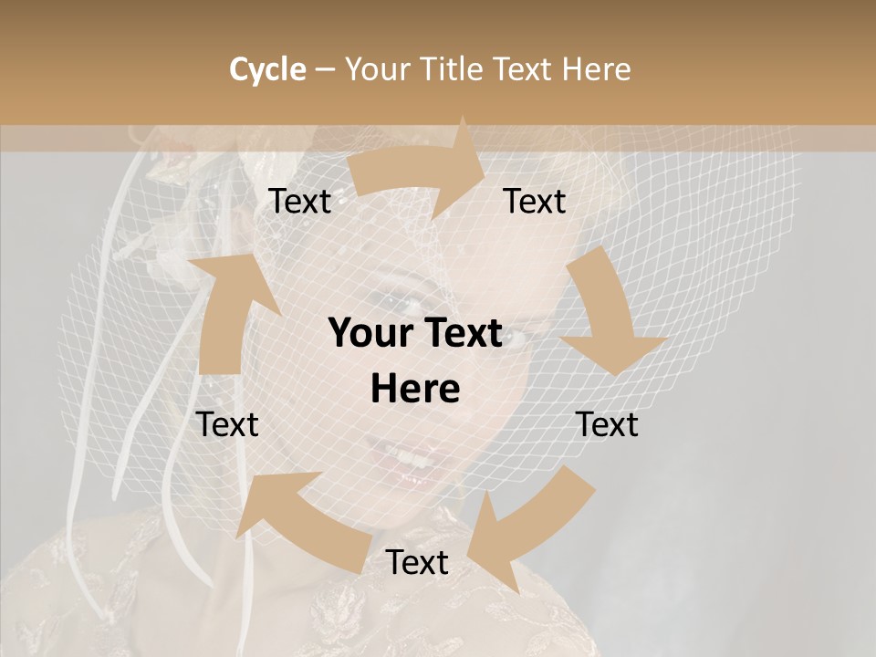 Laces Woman Stylish PowerPoint Template