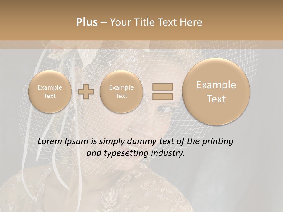 Laces Woman Stylish PowerPoint Template