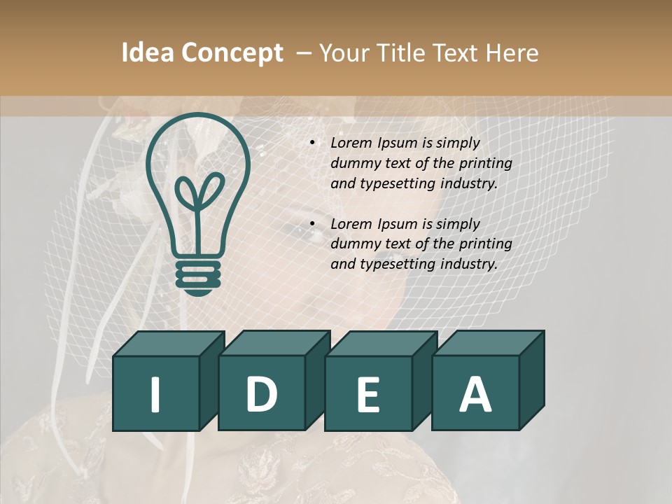 Laces Woman Stylish PowerPoint Template