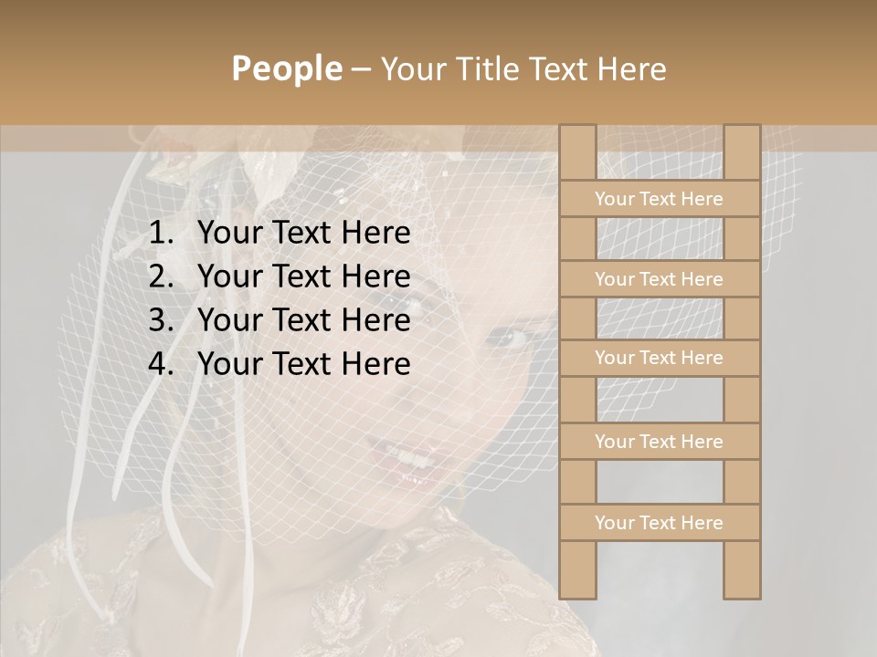Laces Woman Stylish PowerPoint Template
