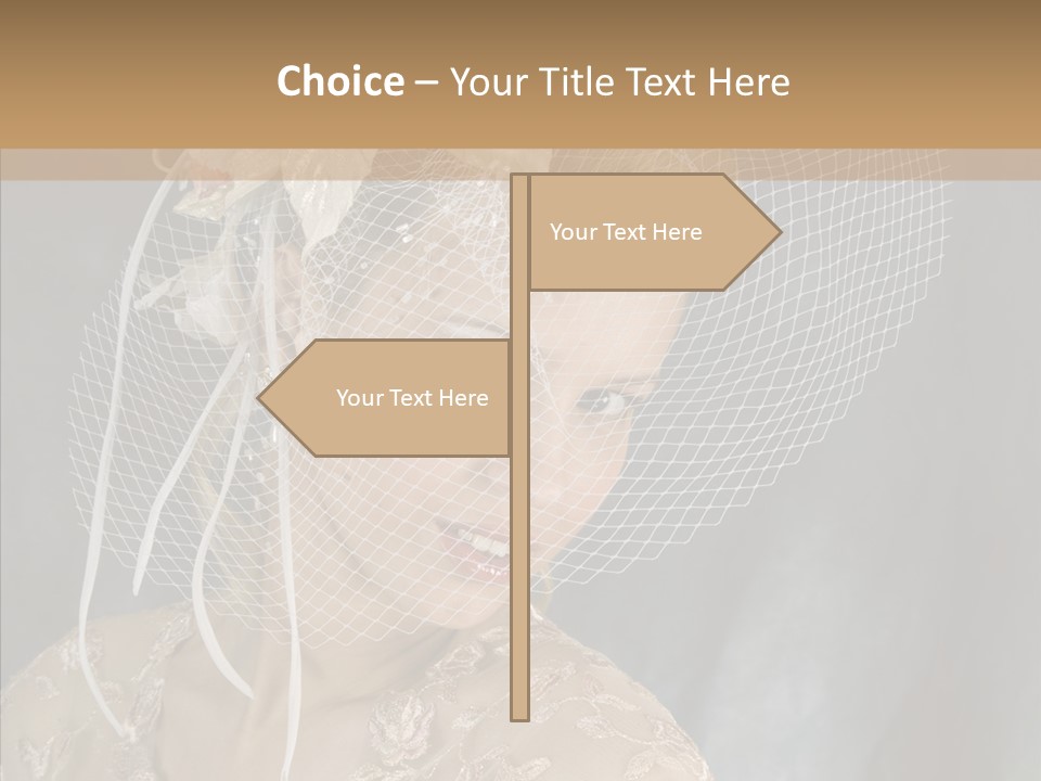 Laces Woman Stylish PowerPoint Template