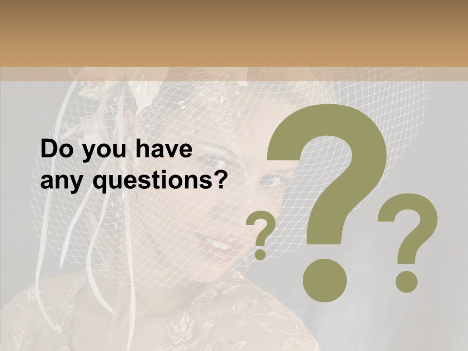 Laces Woman Stylish PowerPoint Template