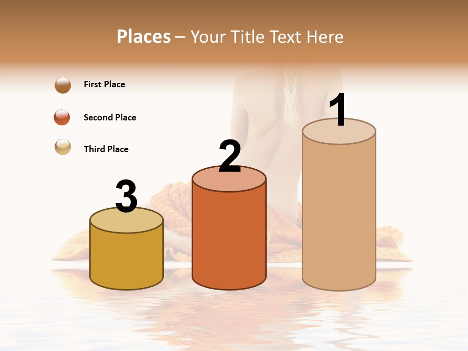 Braid Girl Pure PowerPoint Template