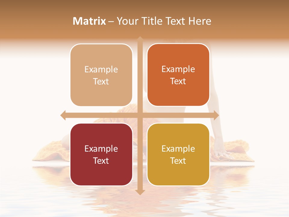 Braid Girl Pure PowerPoint Template