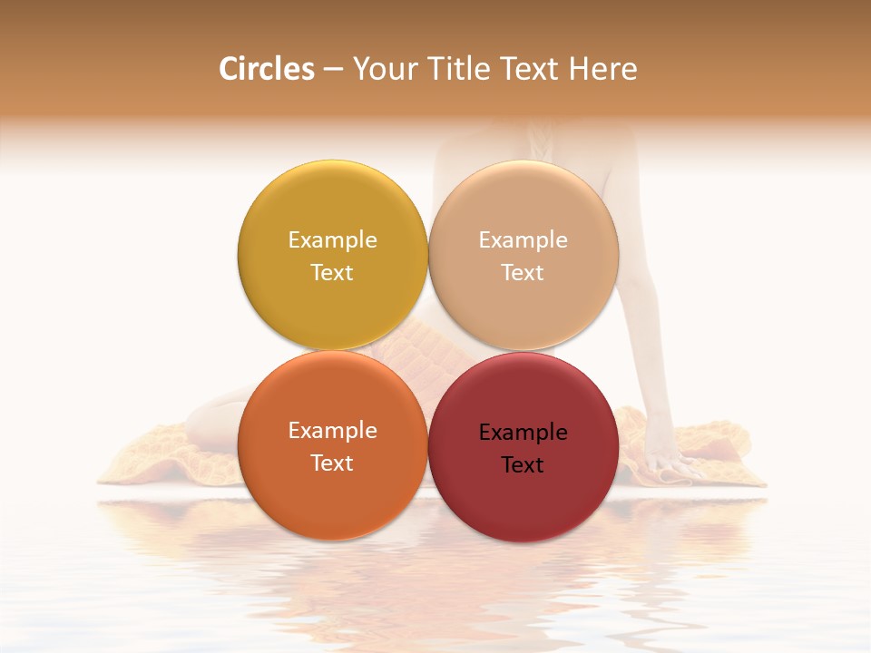 Braid Girl Pure PowerPoint Template