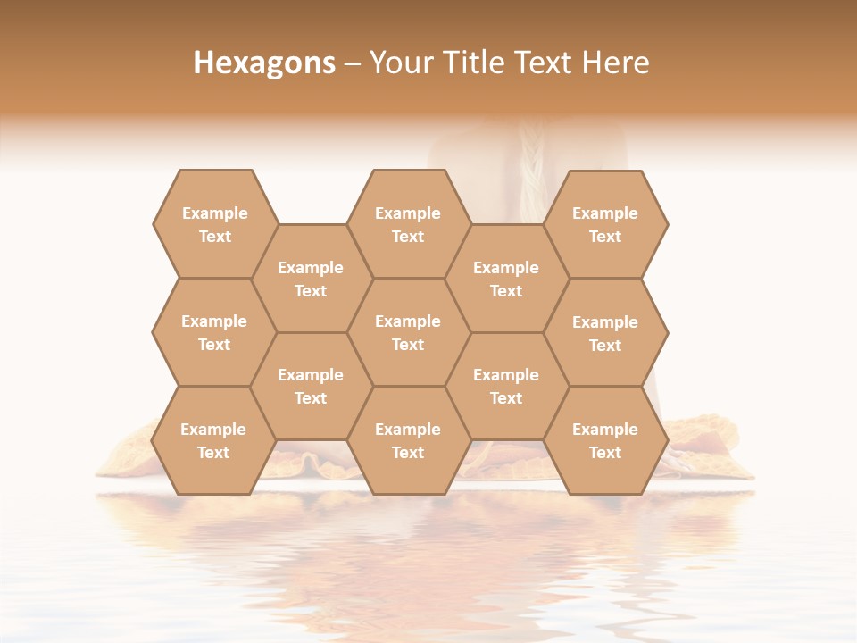 Braid Girl Pure PowerPoint Template