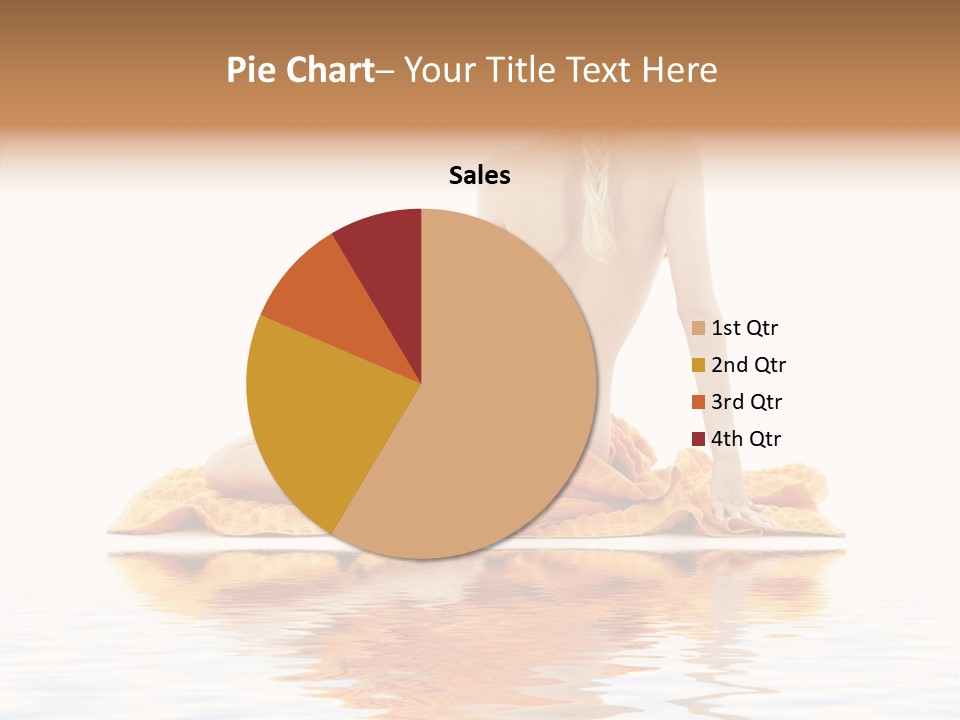 Braid Girl Pure PowerPoint Template