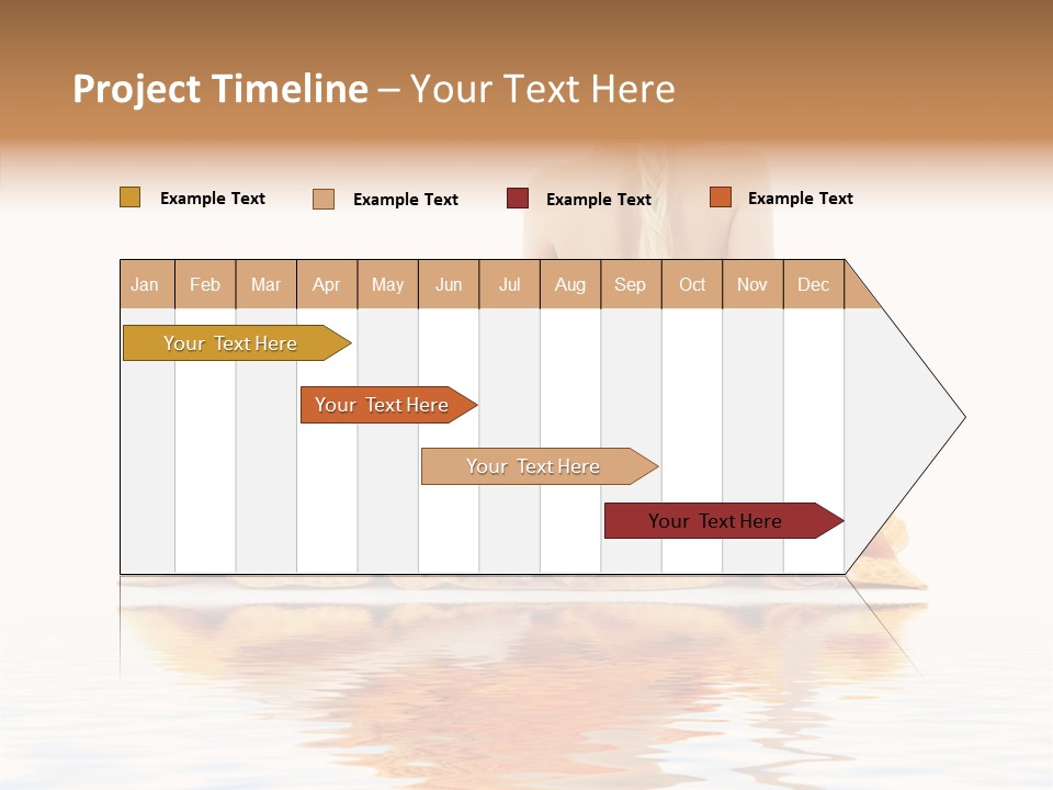 Braid Girl Pure PowerPoint Template