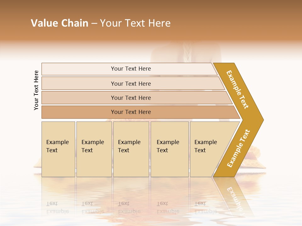 Braid Girl Pure PowerPoint Template