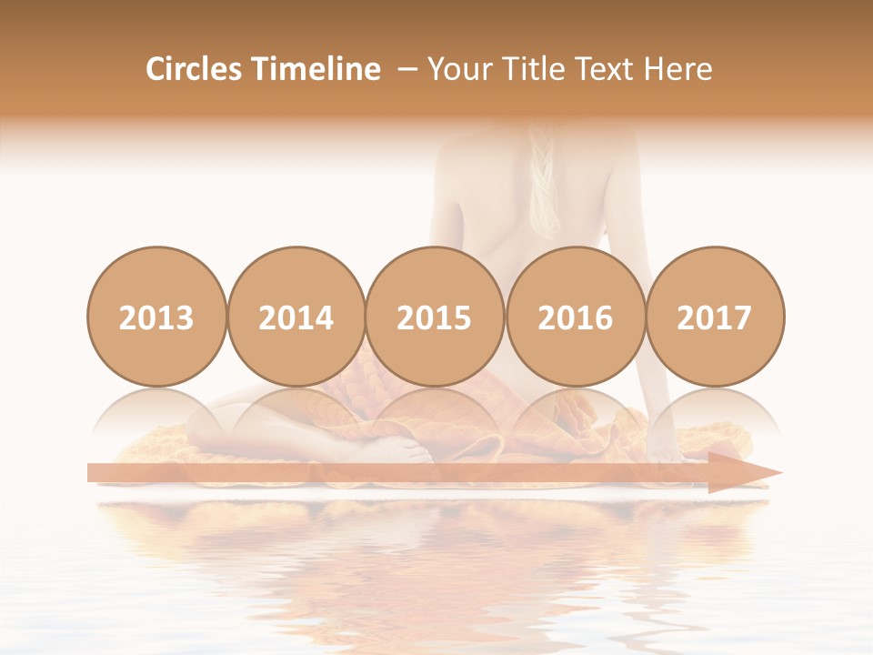 Braid Girl Pure PowerPoint Template