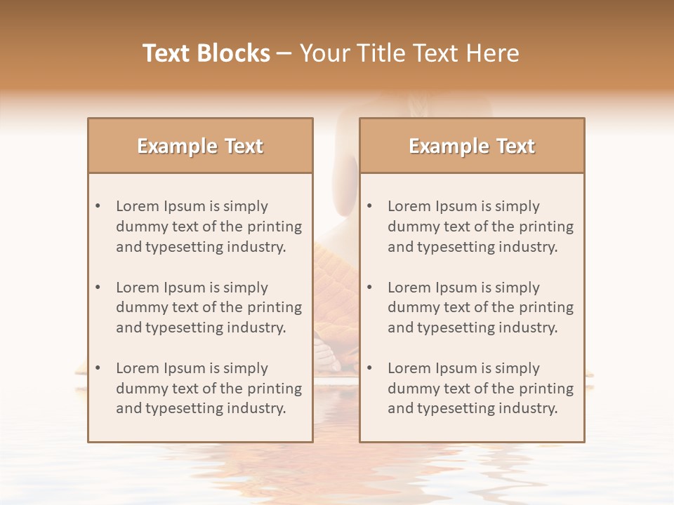 Braid Girl Pure PowerPoint Template