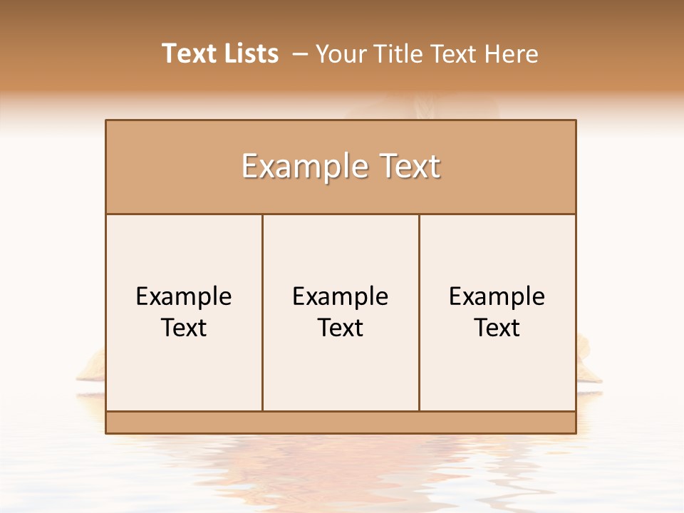 Braid Girl Pure PowerPoint Template