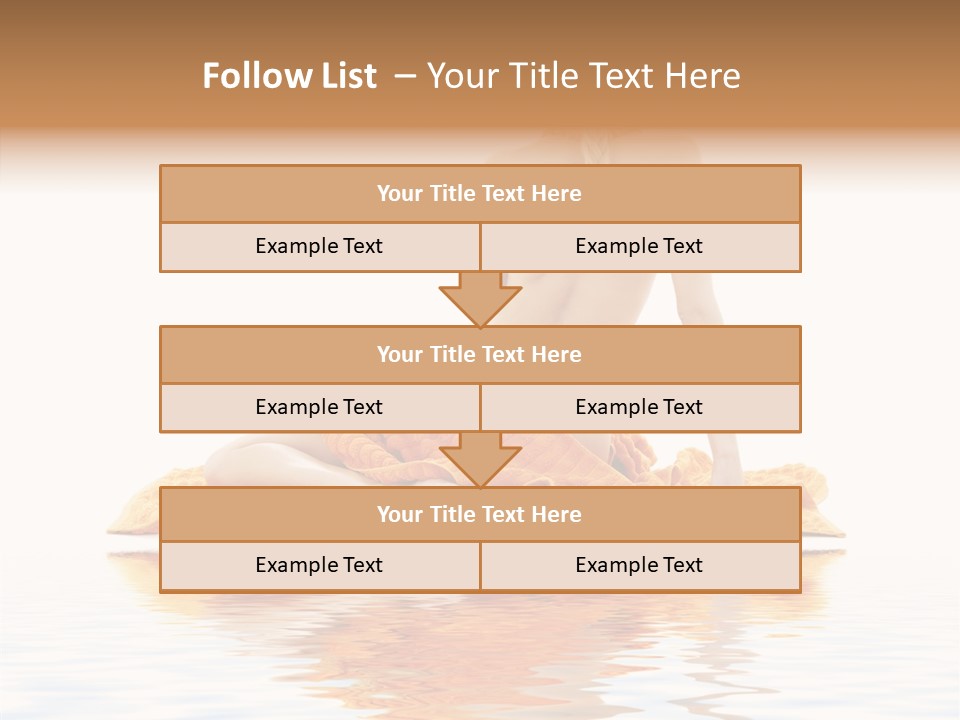 Braid Girl Pure PowerPoint Template