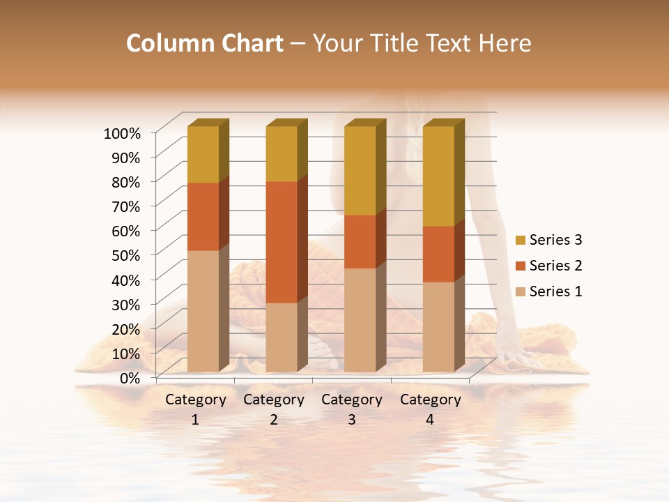 Braid Girl Pure PowerPoint Template