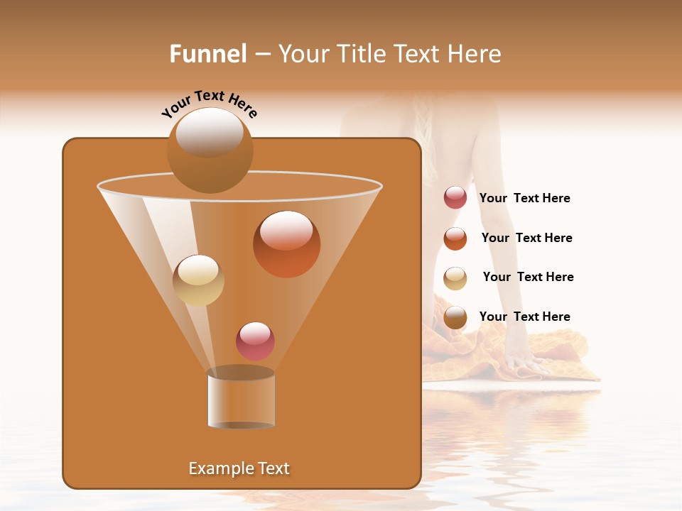 Braid Girl Pure PowerPoint Template